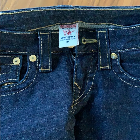 True religion dark blue jeans - Picture 4 of 6